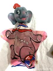 MaxSold Auction: Vintage 1976 Dankin monkey hand puppet and 1940 or 1950s vintage Dumbo hand puppet  - Hamilton (Ontario, Canada) SELLER MANAGED Estate Sale Online Auction -  Chegwin Street