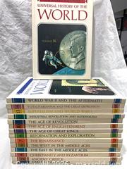 MaxSold Auction: Vintage hardcover lot of 15 universal history of the world  - Hamilton (Ontario, Canada) SELLER MANAGED Estate Sale Online Auction -  Chegwin Street