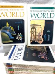 MaxSold Auction: Vintage hardcover lot of 15 universal history of the world  - Hamilton (Ontario, Canada) SELLER MANAGED Estate Sale Online Auction -  Chegwin Street