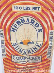 MaxSold Auction: Vintage Sunshine Feed Sack  - Hamilton (Ontario, Canada) SELLER MANAGED Estate Sale Online Auction -  Chegwin Street