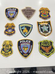 MaxSold Auction: Vintage unused US police patches - Hamilton (Ontario, Canada) SELLER MANAGED Estate Sale Online Auction -  Chegwin Street