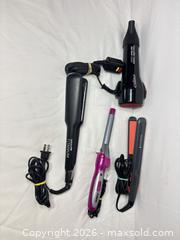 MaxSold Auction: Hair Styling Tools Lot - Flat Iron, Curling Iron, Dryer, Hot Brush - Sunnyvale (California, USA) SELLER MANAGED Reseller Online Auction - Reseda Drive