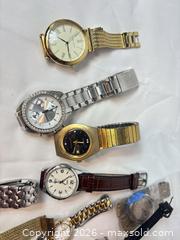 MaxSold Auction: Lot of 20+ Mixed Brand Watches (Fossil, Anne Klein, Pulsar, Omega) - Sunnyvale (California, USA) SELLER MANAGED Reseller Online Auction - Reseda Drive