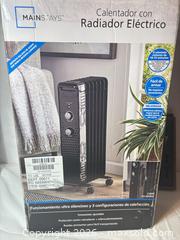 MaxSold Auction: Mainstays Electric Radiator Heater with Fan and Digital Display - Sunnyvale (California, USA) SELLER MANAGED Reseller Online Auction - Reseda Drive