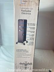 MaxSold Auction: Mainstays Electric Radiator Heater with Fan and Digital Display - Sunnyvale (California, USA) SELLER MANAGED Reseller Online Auction - Reseda Drive