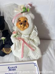 MaxSold Auction: Raikes Bears Bride and Groom Collectible Teddy Pair - Sunnyvale (California, USA) SELLER MANAGED Reseller Online Auction - Reseda Drive