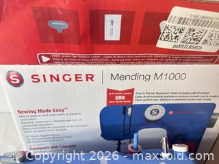 MaxSold Auction: Singer M1000 Portable Compact Sewing Machine, Blue - Sunnyvale (California, USA) SELLER MANAGED Reseller Online Auction - Reseda Drive