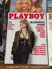 MaxSold Auction: 1985 PLAYBOY Magazines (MADONNA, Last Staple Issue, Full Year) - Hamilton (Ontario, Canada) SELLER MANAGED Estate Sale Online Auction - Gertrude Street
