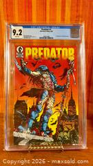 MaxSold Auction: 1989 Predator #1 CGC 9.2 Slabbed Graded Comic Book - Hamilton (Ontario, Canada) SELLER MANAGED Estate Sale Online Auction - Gertrude St.