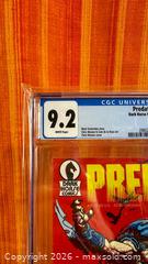 MaxSold Auction: 1989 Predator #1 CGC 9.2 Slabbed Graded Comic Book - Hamilton (Ontario, Canada) SELLER MANAGED Estate Sale Online Auction - Gertrude St.