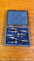 MaxSold Auction: Antique Drafting Compass Set in Box - Hamilton (Ontario, Canada) SELLER MANAGED Estate Sale Online Auction - Gertrude Street