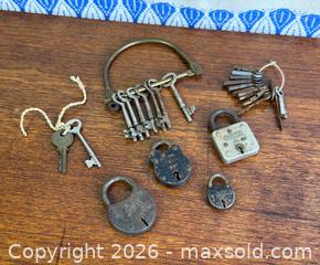 MaxSold Auction: Antique Skeleton Keys + Locks - Hamilton (Ontario, Canada) SELLER MANAGED Estate Sale Online Auction - Gertrude Street