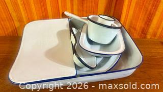 MaxSold Auction: Antique White Enamelware Czecho-Slovakia - Hamilton (Ontario, Canada) SELLER MANAGED Estate Sale Online Auction - Gertrude Street