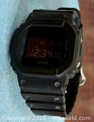 MaxSold Auction: Casio G Shock DW-5600BB-1DR Men's Watch, Solid Colors, Quartz, All Black, Belt Type - Hamilton (Ontario, Canada) SELLER MANAGED Estate Sale Online Auction - Gertrude Street