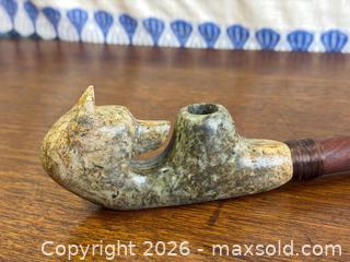 MaxSold Auction: Indigenous Bear Soapstone Ceremonial Pipe - Hamilton (Ontario, Canada) SELLER MANAGED Estate Sale Online Auction - Gertrude Street