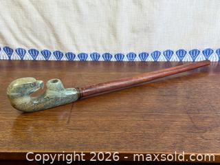 MaxSold Auction: Indigenous Eagle Soapstone Ceremonial Pipe - Hamilton (Ontario, Canada) SELLER MANAGED Estate Sale Online Auction - Gertrude Street
