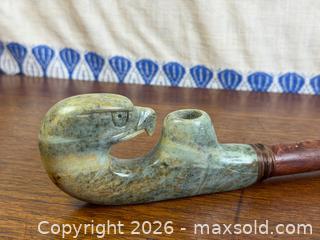 MaxSold Auction: Indigenous Eagle Soapstone Ceremonial Pipe - Hamilton (Ontario, Canada) SELLER MANAGED Estate Sale Online Auction - Gertrude Street