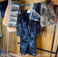 MaxSold Auction: Lot of 4 Vintage Fur Coats – Mixed Furs - Hamilton (Ontario, Canada) SELLER MANAGED Estate Sale Online Auction - Gertrude Street