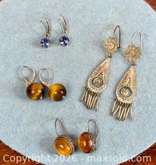 MaxSold Auction: Vintage Sterling Silver Earrings - Hamilton (Ontario, Canada) SELLER MANAGED Estate Sale Online Auction - Gertrude Street