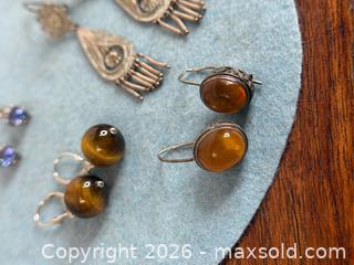 MaxSold Auction: Vintage Sterling Silver Earrings - Hamilton (Ontario, Canada) SELLER MANAGED Estate Sale Online Auction - Gertrude Street