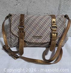MaxSold Auction: Burberry Blue Label Check Medium Messenger Bag - Markham (Ontario, Canada) SELLER MANAGED Downsizing Online Auction - Major Mackenzie Drive East