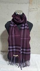 MaxSold Auction: Burberry Cashmere Nova Check Winter Scarf (Narrow Standard) - Markham (Ontario, Canada) SELLER MANAGED Downsizing Online Auction - Major Mackenzie Drive East