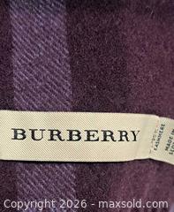 MaxSold Auction: Burberry Cashmere Nova Check Winter Scarf (Narrow Standard) - Markham (Ontario, Canada) SELLER MANAGED Downsizing Online Auction - Major Mackenzie Drive East