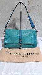 MaxSold Auction: Burberry Embossed Croc Flap Medium Bag  - Markham (Ontario, Canada) SELLER MANAGED Downsizing Online Auction - Major Mackenzie Drive East