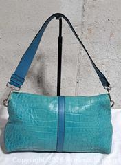 MaxSold Auction: Burberry Embossed Croc Flap Medium Bag  - Markham (Ontario, Canada) SELLER MANAGED Downsizing Online Auction - Major Mackenzie Drive East