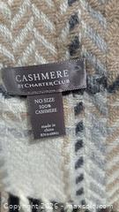 MaxSold Auction: Charter Club 100% Cashmere Winter Scarf  - Markham (Ontario, Canada) SELLER MANAGED Downsizing Online Auction - Major Mackenzie Drive East