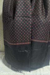 MaxSold Auction: Christian Dior Vintage Reversible Silk Front and Wool Back Scarf  - Markham (Ontario, Canada) SELLER MANAGED Downsizing Online Auction - Major Mackenzie Drive East