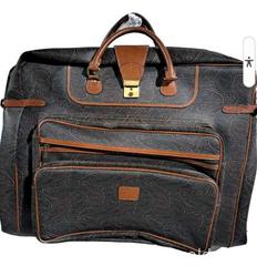 MaxSold Auction: Etro Vintage Leather Garment/Travel Bag - Markham (Ontario, Canada) SELLER MANAGED Downsizing Online Auction - Major Mackenzie Drive East