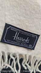 MaxSold Auction: Harrods Cashmere and Wool Winter Scarf (Narrow Standard) - Markham (Ontario, Canada) SELLER MANAGED Downsizing Online Auction - Major Mackenzie Drive East