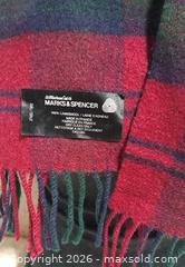 MaxSold Auction: Marks & Spencer Lambswool Winter Scarf (Narrow Standard) - Markham (Ontario, Canada) SELLER MANAGED Downsizing Online Auction - Major Mackenzie Drive East