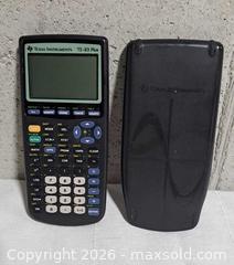 MaxSold Auction: TI-83 Plus Graphing Calculator with Cover (Texas Instruments) - Markham (Ontario, Canada) SELLER MANAGED Downsizing Online Auction - Major Mackenzie Drive East