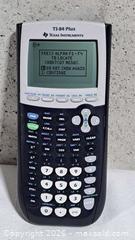 MaxSold Auction: TI-84 Plus Graphing Calculator without Cover (Texas Instruments) - Markham (Ontario, Canada) SELLER MANAGED Downsizing Online Auction - Major Mackenzie Drive East