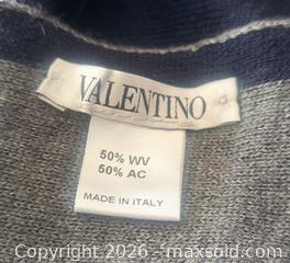 MaxSold Auction: Valentino Reversible Wool Blend Winter Scarf (Narrow Front) - Markham (Ontario, Canada) SELLER MANAGED Downsizing Online Auction - Major Mackenzie Drive East
