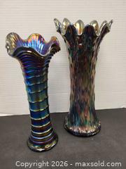 MaxSold Auction: Vintage Amethyst Carnival Vases - Surrey (British Columbia, Canada) PARTNER MANAGED Downsizing Online Auction - 16 Avenue