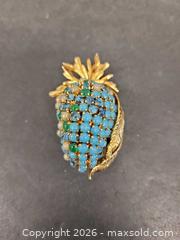MaxSold Auction: Vintage Pineapple Brooch - Surrey (British Columbia, Canada) PARTNER MANAGED Downsizing Online Auction - 16 Avenue