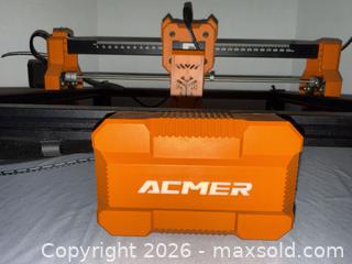 MaxSold Auction: ACMER Laser Engraver / Cutter — Orange & Black - Quinte West (Ontario, Canada) SELLER MANAGED Downsizing Online Auction - Victoria Street