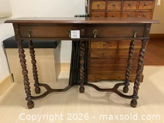 MaxSold Auction: Barley Twist Console Table - Toronto (Ontario, Canada) SELLER MANAGED Charity/Fundraising Online Auction - High Park Gardens