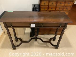MaxSold Auction: Barley Twist Console Table - Toronto (Ontario, Canada) SELLER MANAGED Charity/Fundraising Online Auction - High Park Gardens