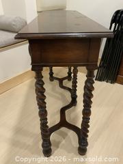 MaxSold Auction: Barley Twist Console Table - Toronto (Ontario, Canada) SELLER MANAGED Charity/Fundraising Online Auction - High Park Gardens
