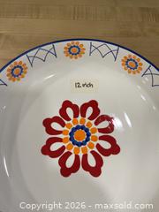 MaxSold Auction: Colourful Bowl and Plate Set - Toronto (Ontario, Canada) SELLER MANAGED Charity/Fundraising Online Auction - High Park Gardens