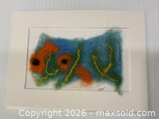 MaxSold Auction: Felted Art Pieces - Toronto (Ontario, Canada) SELLER MANAGED Charity/Fundraising Online Auction - High Park Gardens
