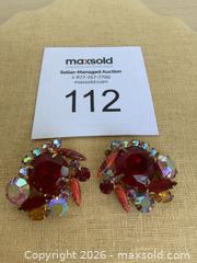 MaxSold Auction: Glam Costume Rhinestone Earrings - Toronto (Ontario, Canada) SELLER MANAGED Charity/Fundraising Online Auction - High Park Gardens