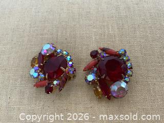 MaxSold Auction: Glam Costume Rhinestone Earrings - Toronto (Ontario, Canada) SELLER MANAGED Charity/Fundraising Online Auction - High Park Gardens