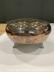 MaxSold Auction: Silver Plate Rose Bowl & Napkin Rings - Toronto (Ontario, Canada) SELLER MANAGED Charity/Fundraising Online Auction - High Park Gardens