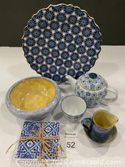 MaxSold Auction: Vintage & Assorted Dishes & Teapot - Feeling Blue - Toronto (Ontario, Canada) SELLER MANAGED Charity/Fundraising Online Auction - High Park Gardens