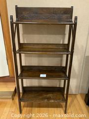 MaxSold Auction: Vintage Folding Bookshelf - Toronto (Ontario, Canada) SELLER MANAGED Charity/Fundraising Online Auction - High Park Gardens